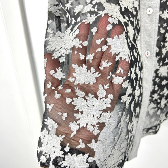 Y2K Tru women's sheer blouse size 40 see description for measurements - Picture 4 of 6